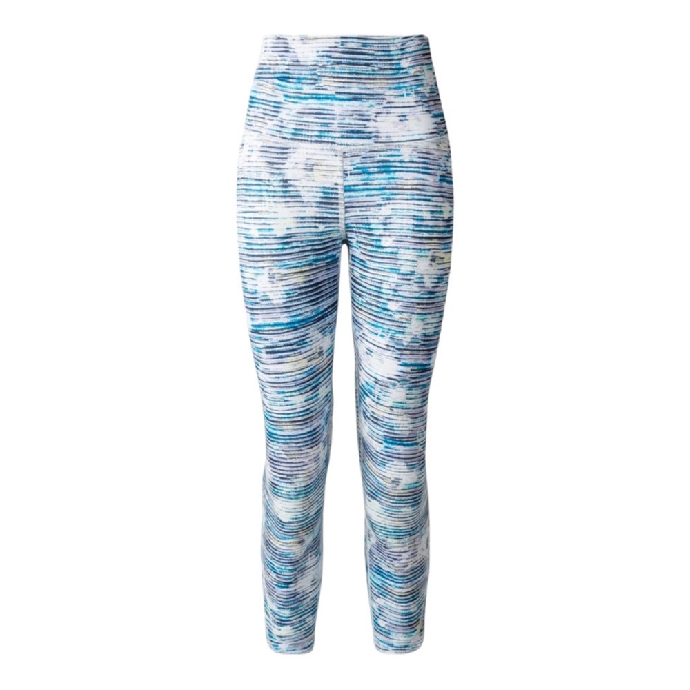 Lululemon Blurry Belle Stripe True Self Crop Leggings - Preloved